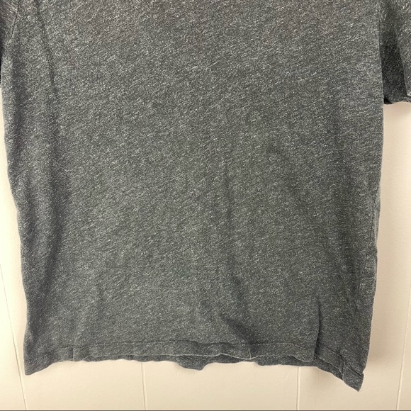 J.Crew Field Knit Gray Marled V-Neck Short Sleeve T-Shirt - Picture 5 of 8